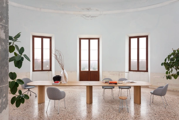 Plauto Maxxxi wooden table by Miniforms