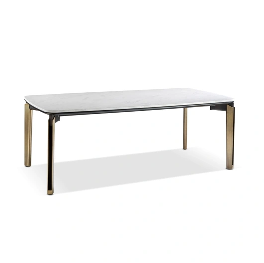 Mirage 36 table with marble top by Cantori