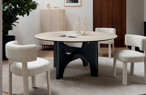 Nogu Round Table by Calligaris