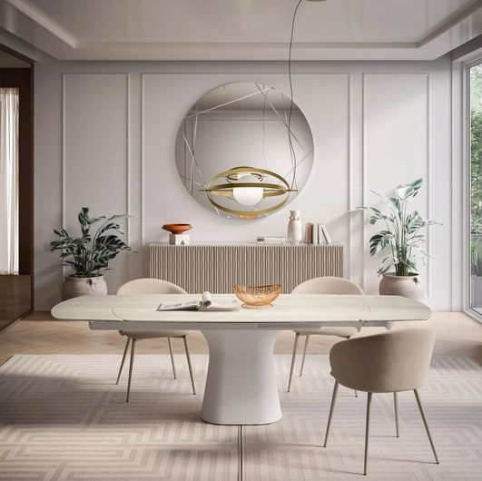 Extendable table Podium by Bontempi.