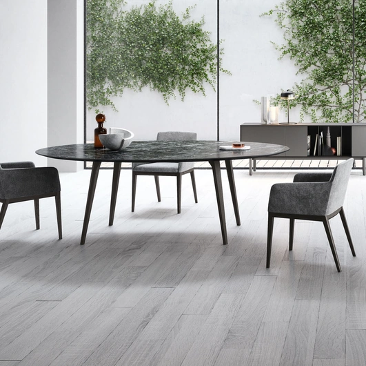 Rea Table with Novamobili marble top