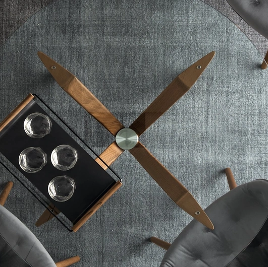 Tokyo round glass table by Calligaris