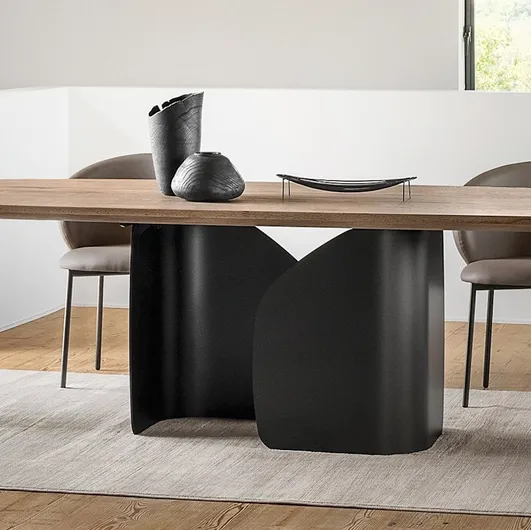 Wooden Twins table by Calligaris