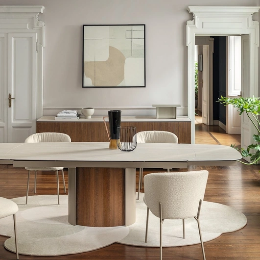 Extensible table Yoroy by Calligaris