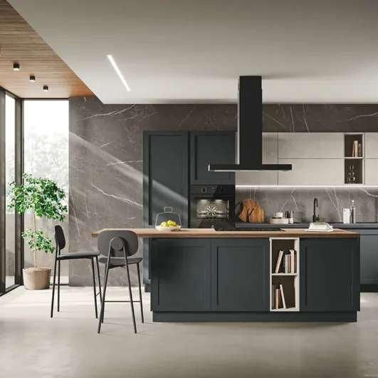 Classic kitchen on Stosa's Art-Sveva 03 island