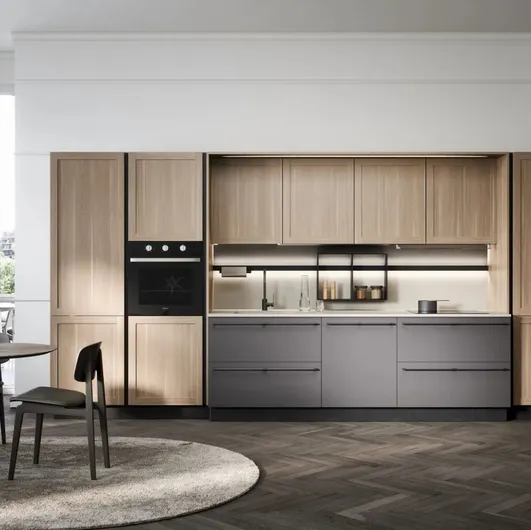 Classic linear kitchen River 03 by Forma Cucine