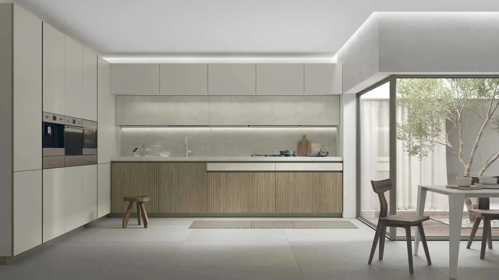 Aliant 08 Modern Corner Kitchen by Stosa