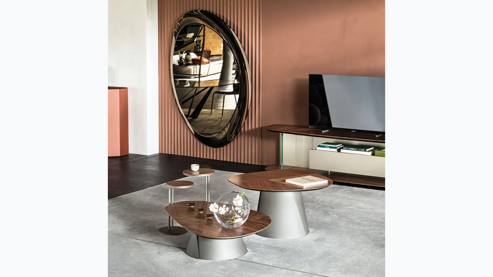 Adrian Wood coffee table by Cattelan Italia.