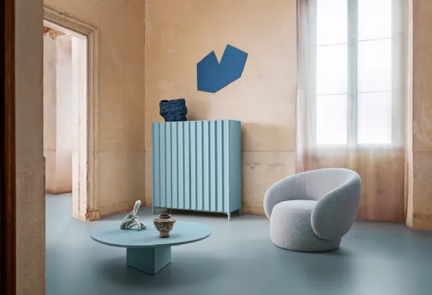 Albio coffee table in lacquered finish by Miniforms