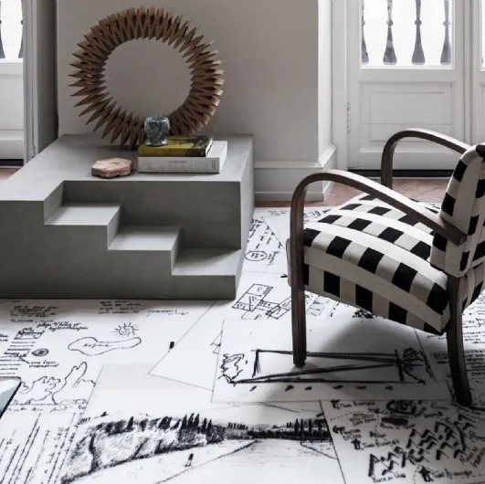Carpet effect drawn paper Notes by Mogg