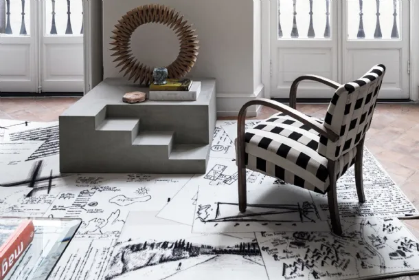 Carpet effect drawn paper Notes by Mogg