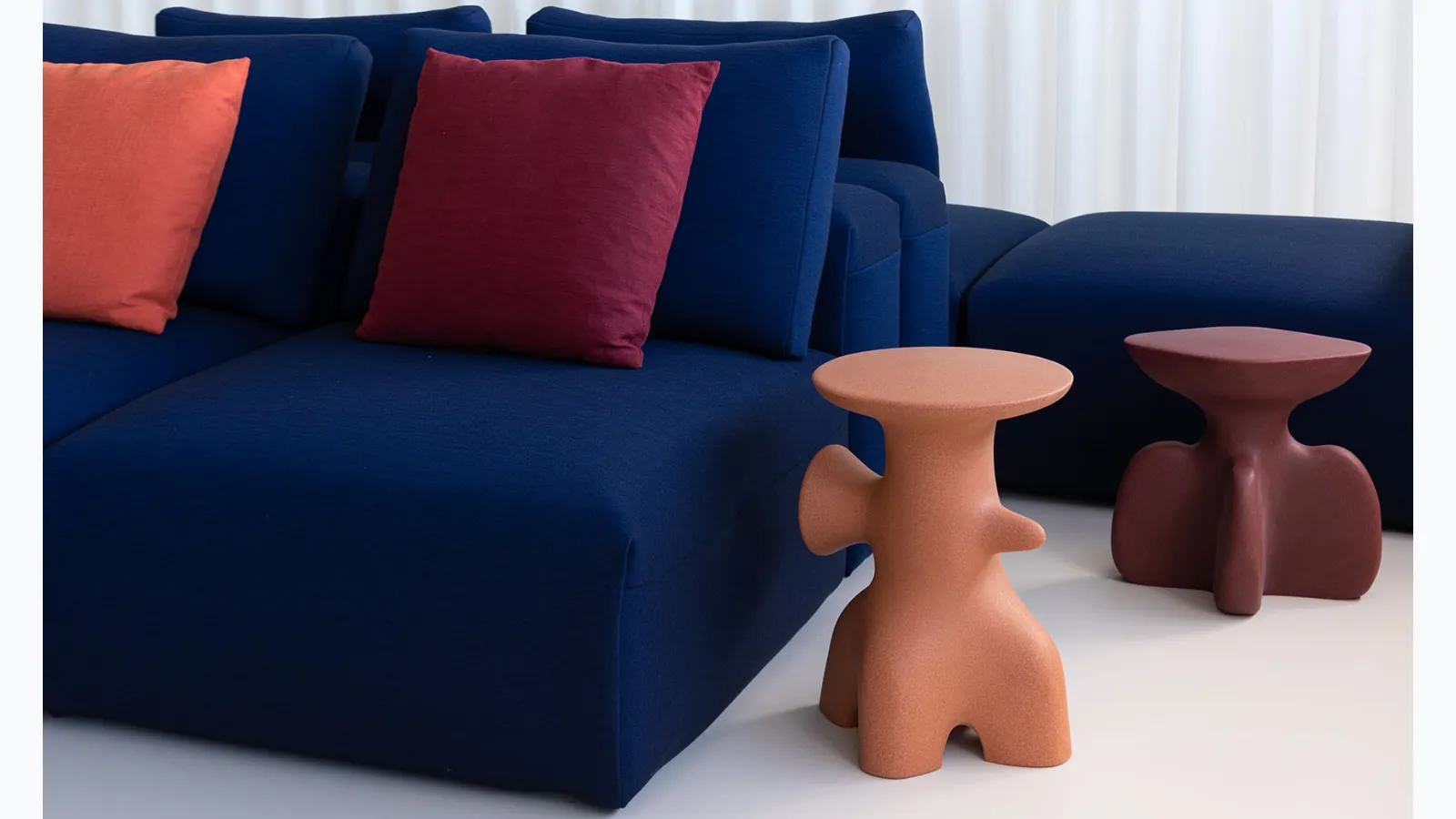 Archeo polyethylene side tables by Magis