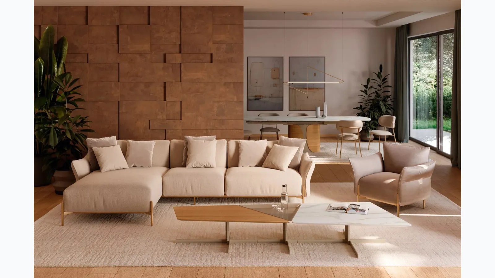 Balance rug by Bontempi