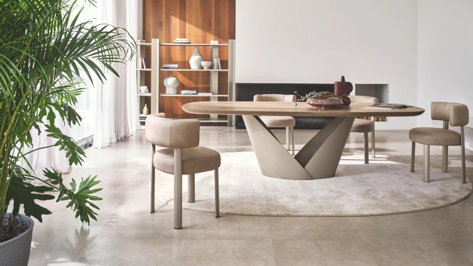 Bean rug by Calligaris