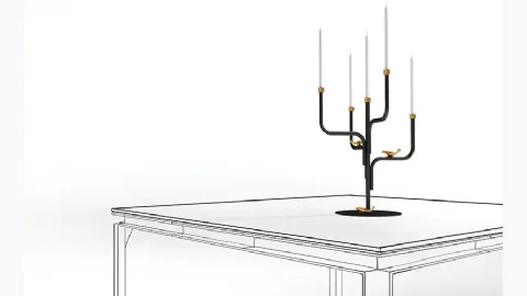 Bird Watch Candleholder by Minotti Italia.