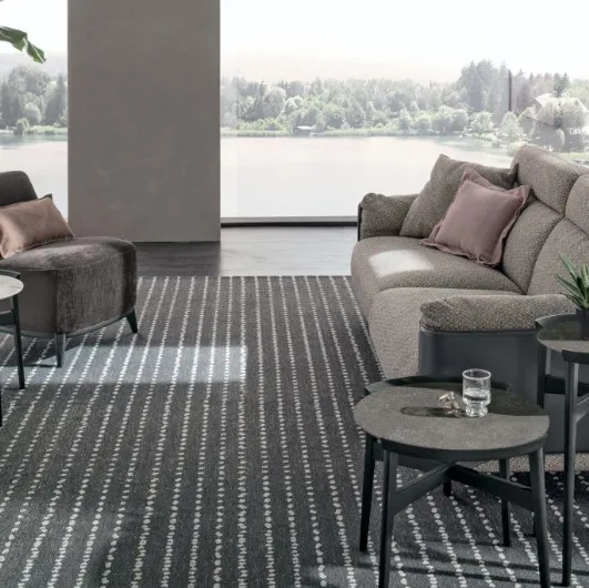 Bloom coffee table in stoneware by Tomasella.