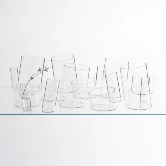 Bow vases by Glas Italia