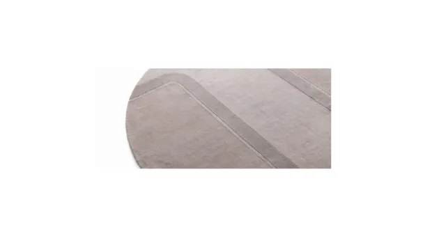 Modern wool rug Buckle by Ditre Italia.