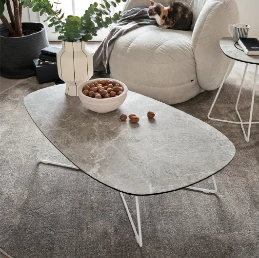Ciop Ceramic Side Table by Connubia
