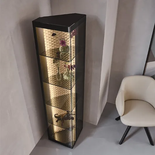 Glass and steel container by Cattelan Italia's Atelier.