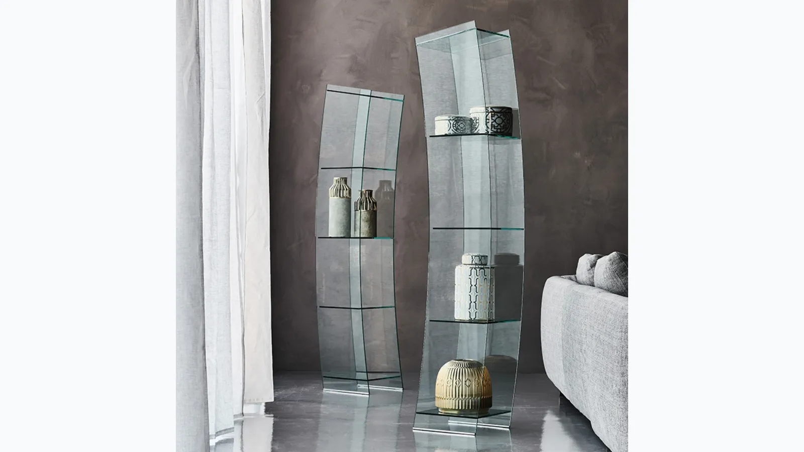 Cattelan Italia's Open Wind glass design container