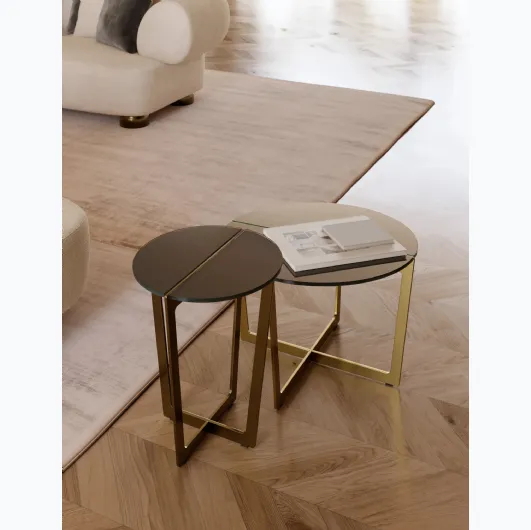 Cross Mini coffee table by Bontempi