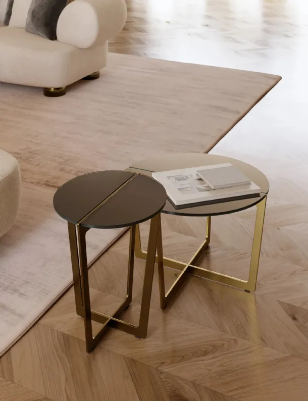 Cross Mini coffee table by Bontempi
