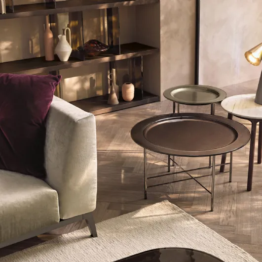 Round coffee table En by Fiam