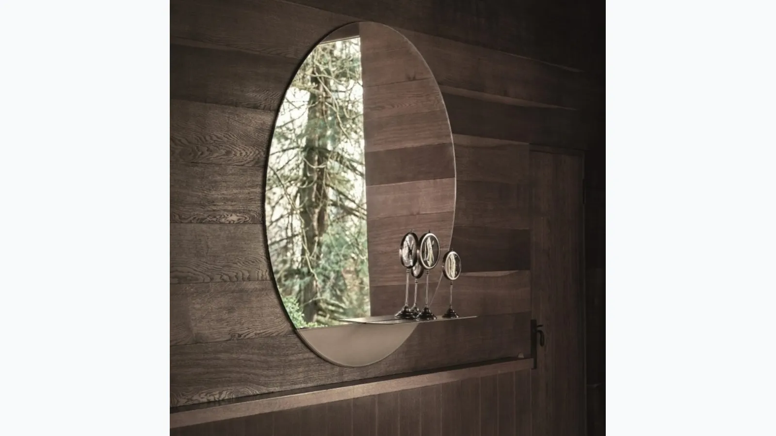 Eric mirror with shelf by Ditre Italia