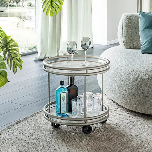 Felix rolling side table by Cattelan Italia