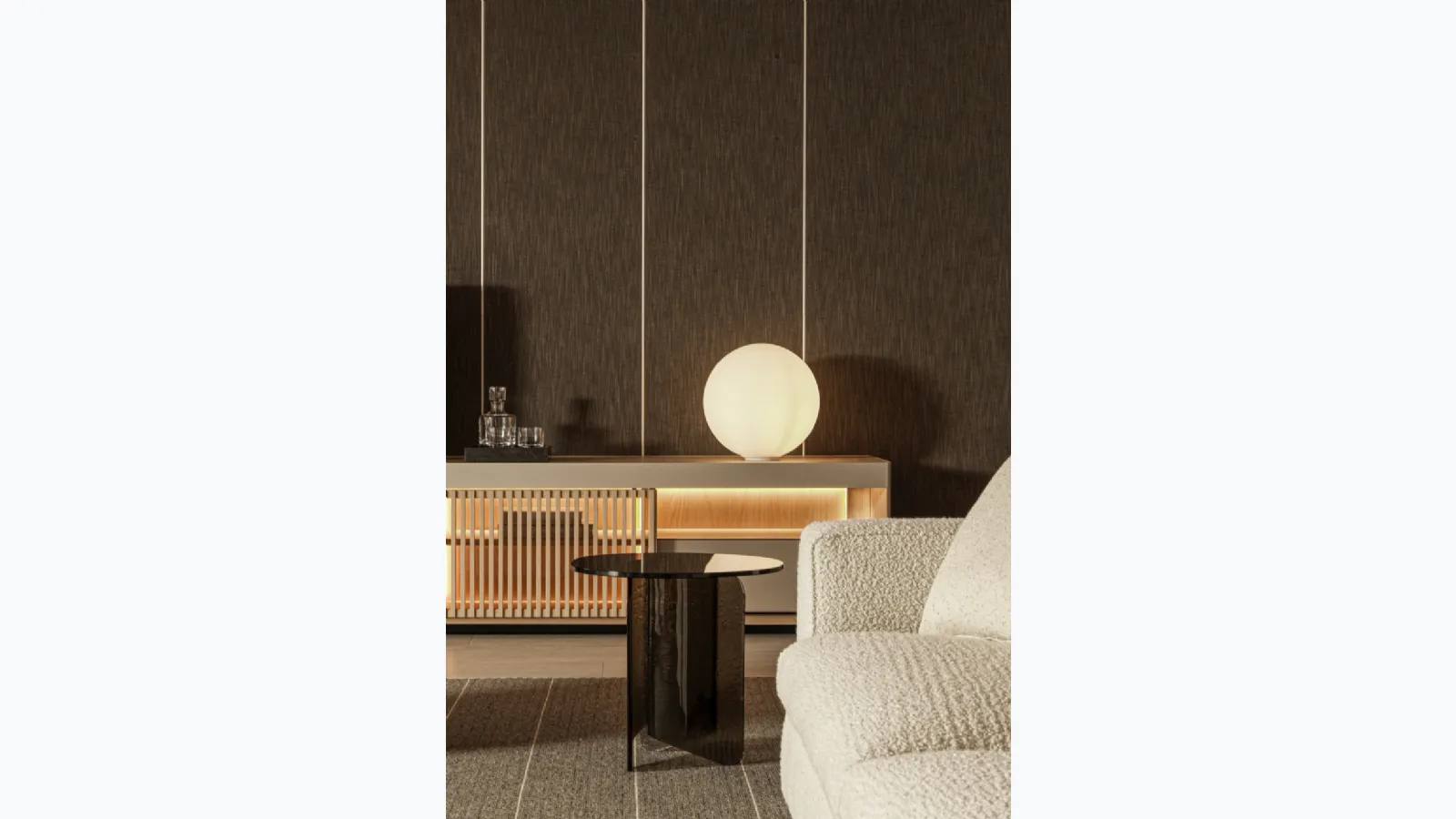 Glass coffee table Fleur by Molteni & C