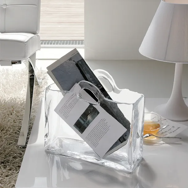 Glass Bag Container by Adriani e Rossi