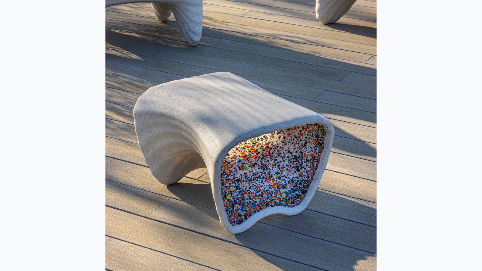 In-Side side table in recycled polyethylene by Magis