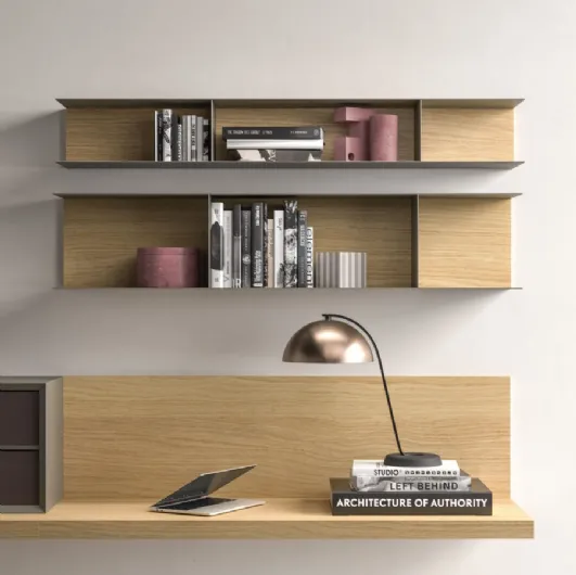Lanny shelves in Oak material by Orme.