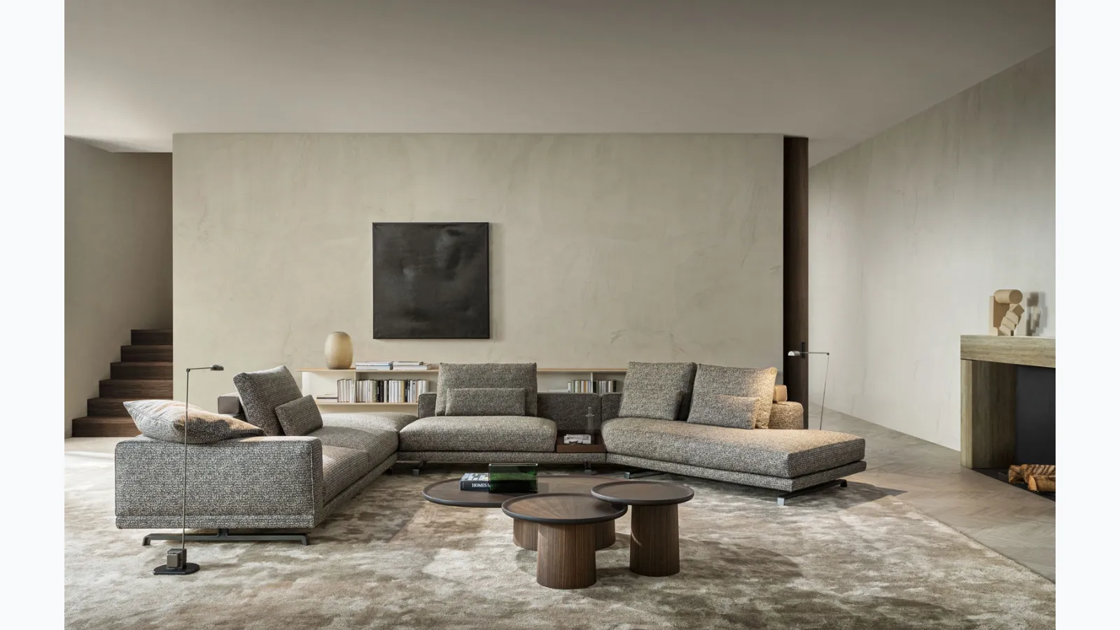 Wooden coffee table Louisa by Molteni & C.