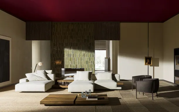 Wooden coffee table Marteen Coffee Table by Molteni & C