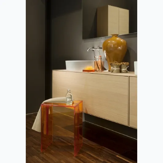 Colored Plexiglas Max Beam coffee table by Kartell.