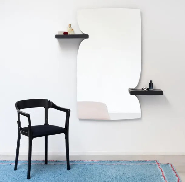 Morphed Mirror with Magis shelves