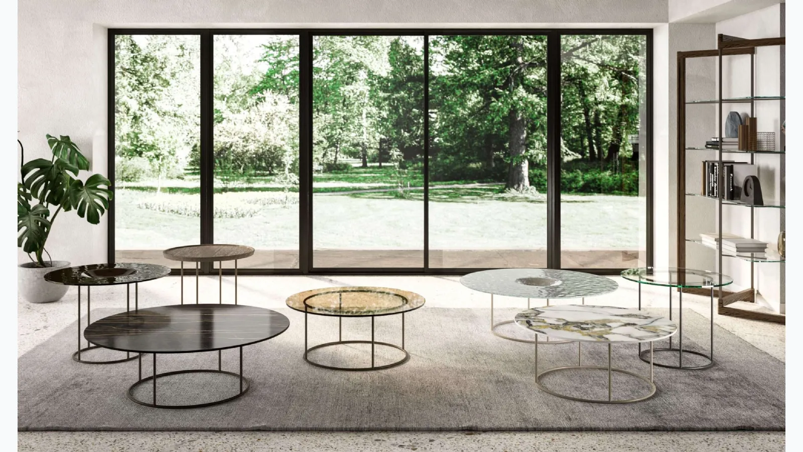 Moved coffee tables by Ozzio