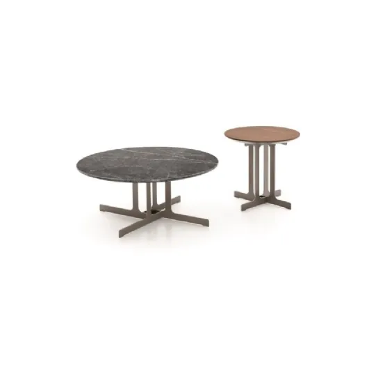 Round coffee table Nell by Ditre Italia.