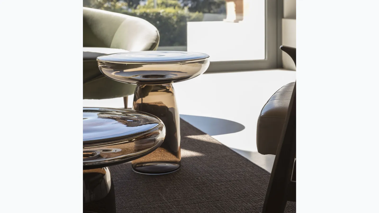 Olo Glass Coffee Table by Mogg