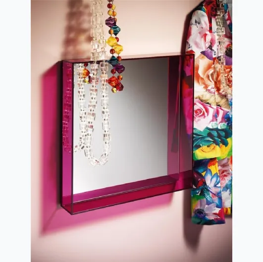 Kartell's Only Me Mirror with plexiglass frame.