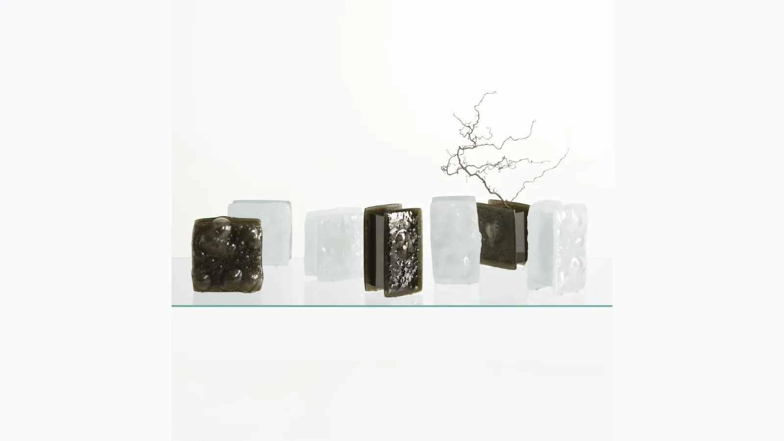 Opalia vases by Glas Italia
