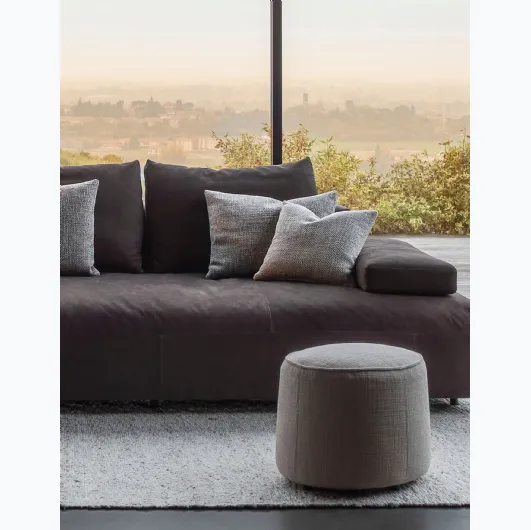 Pouf Pond in padded fabric by Desirèe