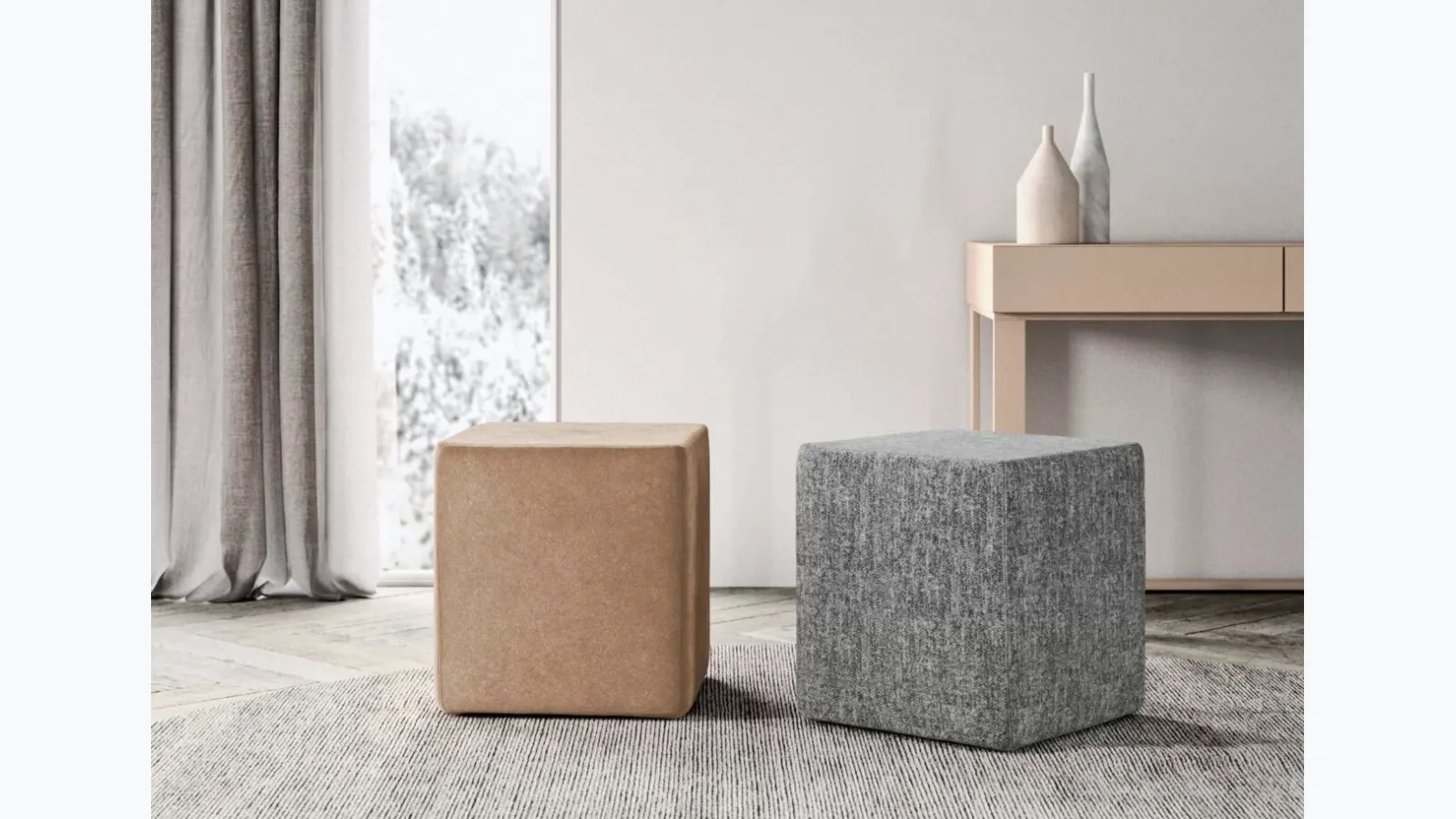 Square Pouf by Presotto