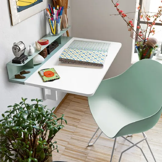 Folding writing desk Quadro by Connubia