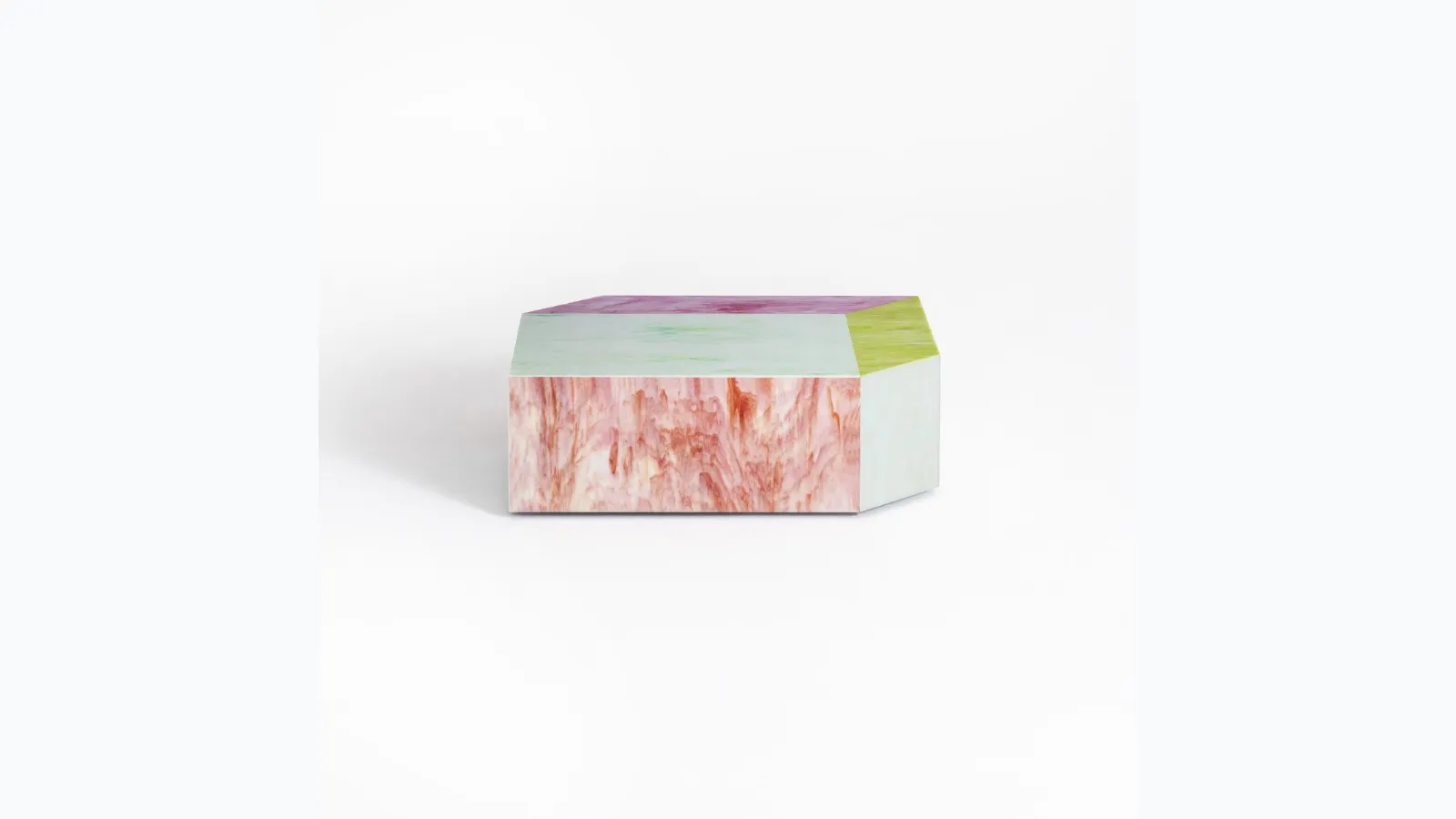 Colorful glass coffee table Remis by Glas Italia