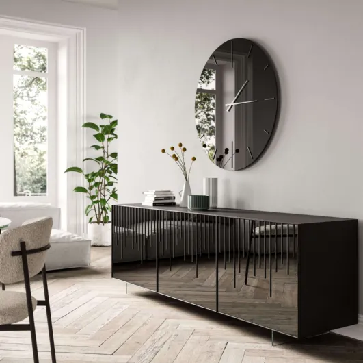 Mirror clock Replay by Ozzio