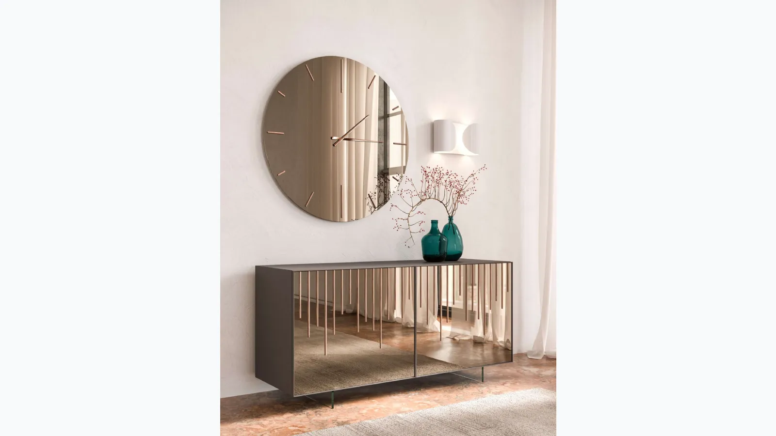 Replay Mirror Clock by Ozzio