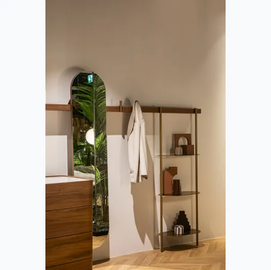 Novamobili Riga Wall-Mounted Shelf and Coat Rack